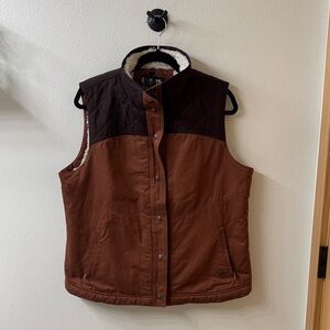 Kuhl Brown and Black Women's Quilted Vest